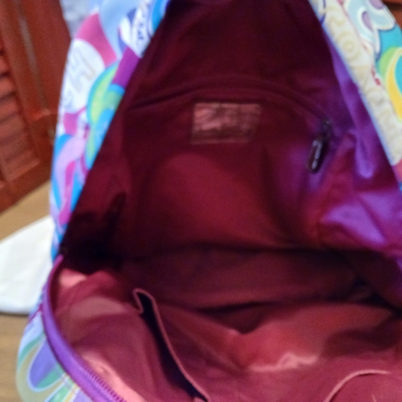 Coach Multicolor Graphic Mini Backpack - Picture 6 of 8